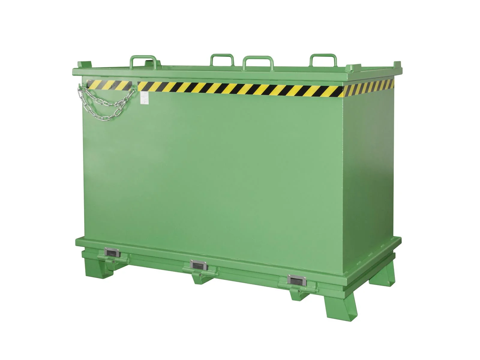 Folding Bottom Container SB 2000 2.00m³ 1035x1910x1465mm RAL 6011 Reseda Green